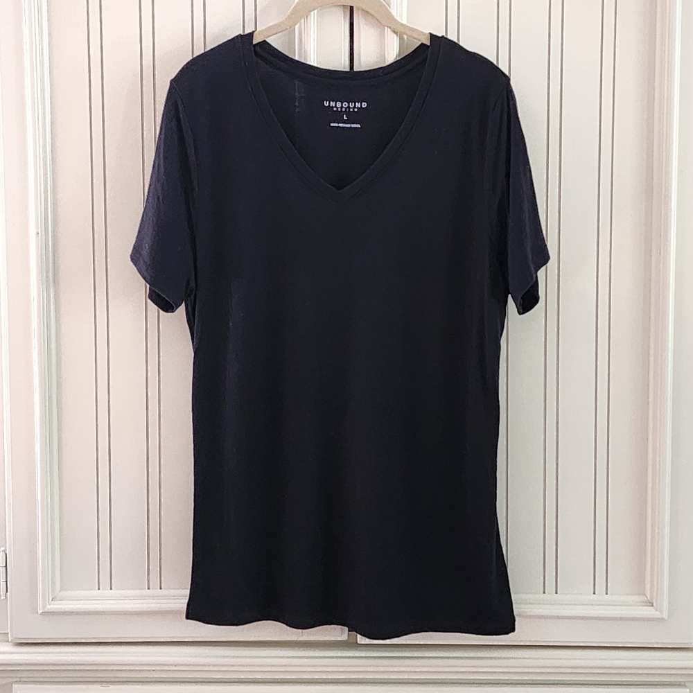 100% Merino Wool T-Shirt, Unbound Merino, Women's Size Large